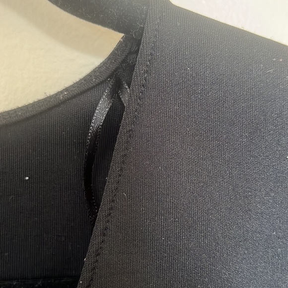 Zara - Black Crop Top with Raw Hem Size S - Picture 5 of 6